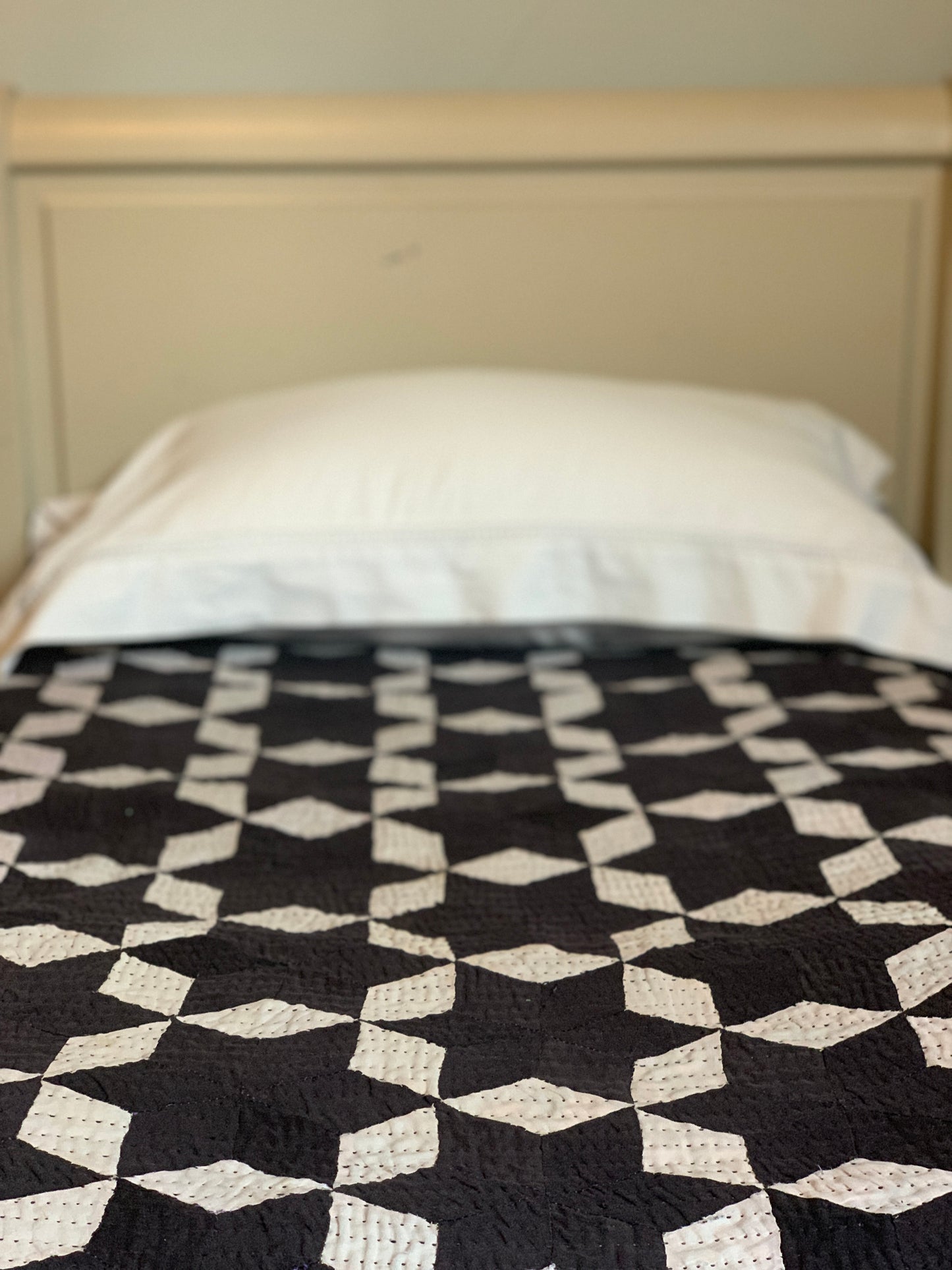 Patchwork Black Star Quilt