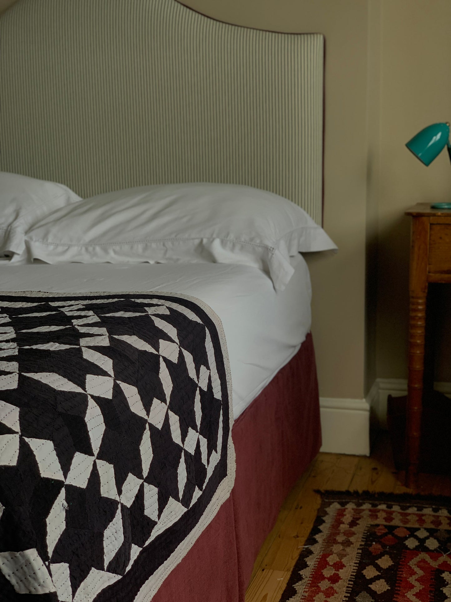 Patchwork Black Star Quilt