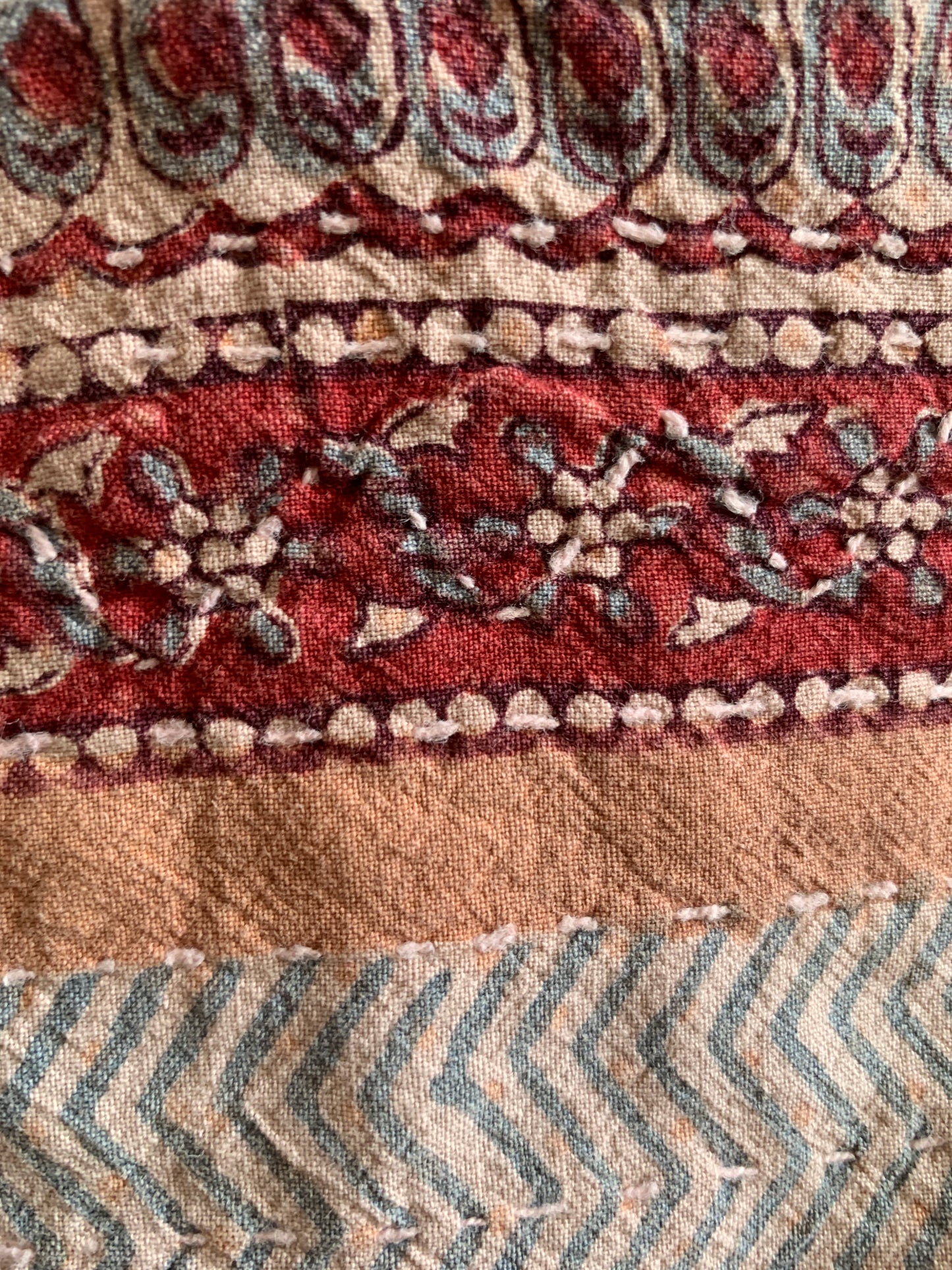 Medallion Kantha Quilt