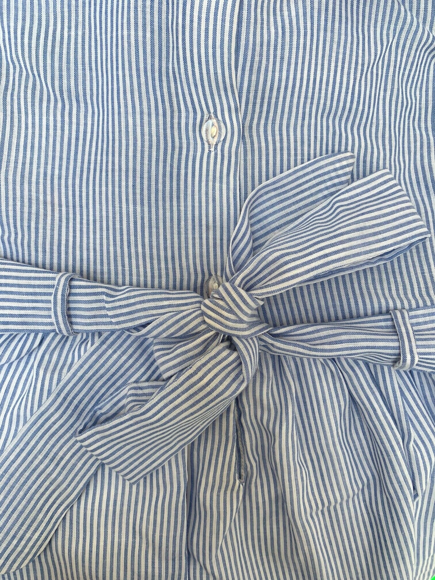 Girls' smocked summer dress - Navy