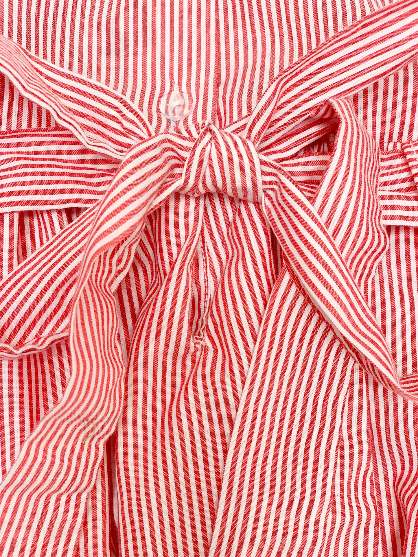 Girls' smocked summer dress - Red