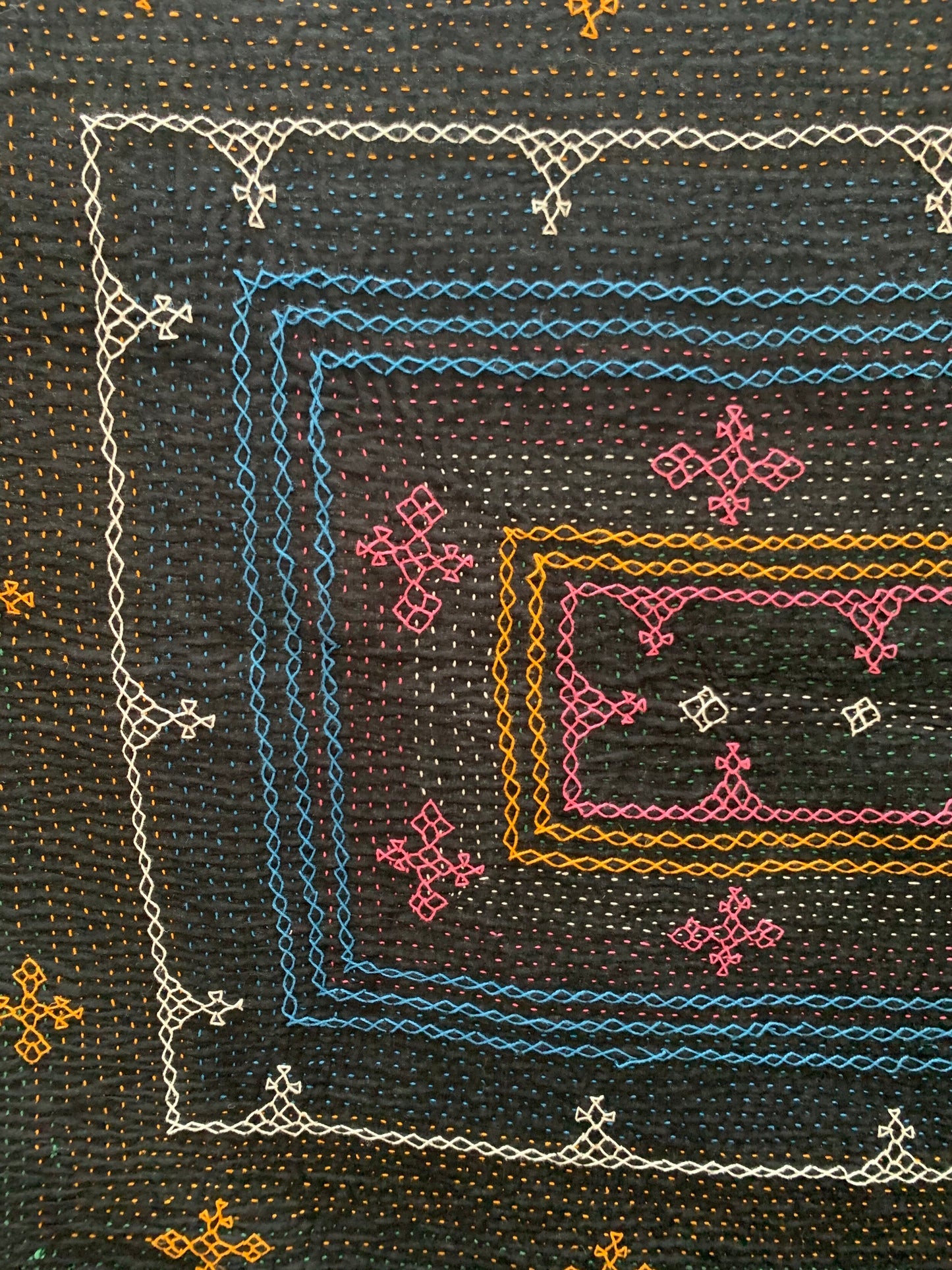 Nimuri Black Embroidered Quilt