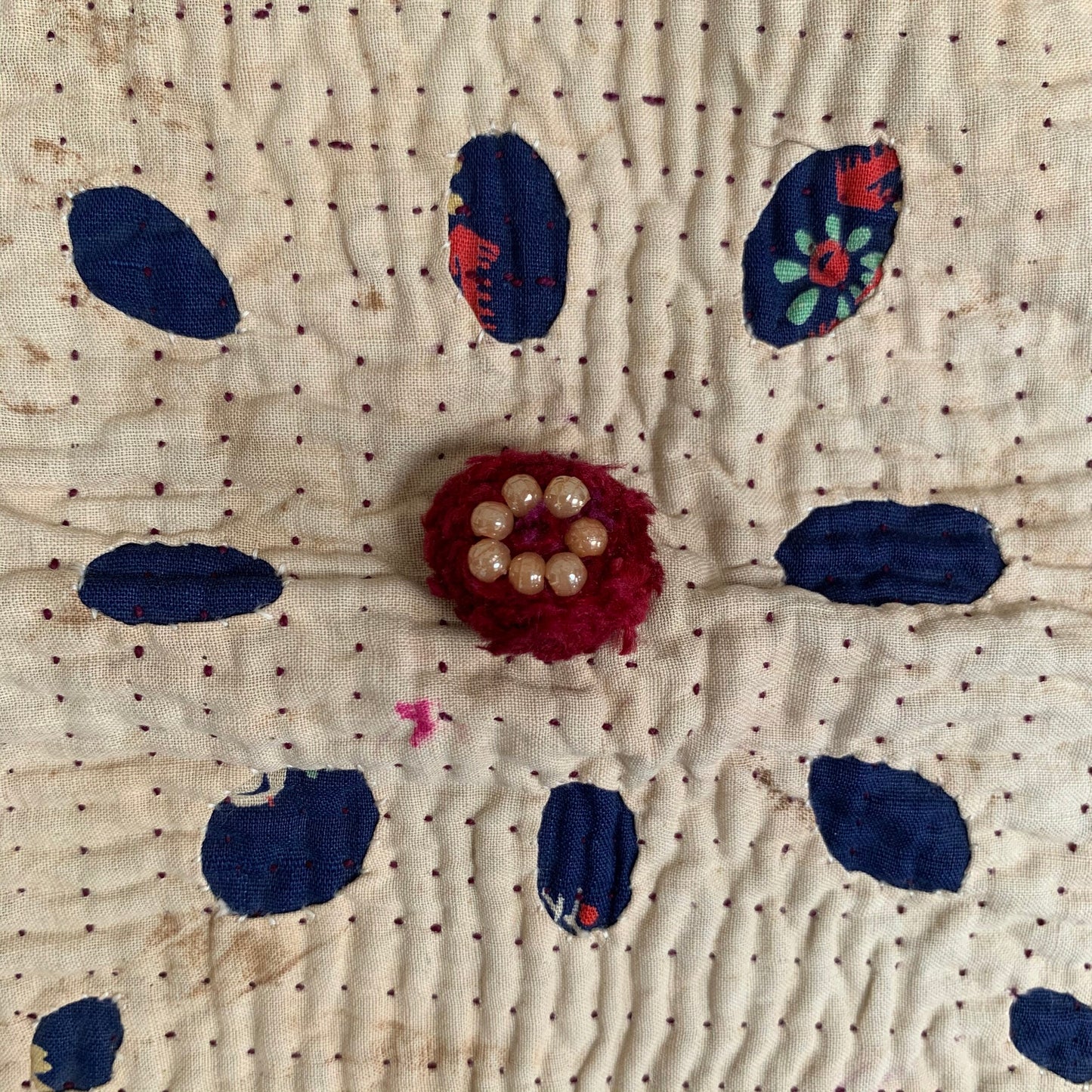Vintage patchwork square