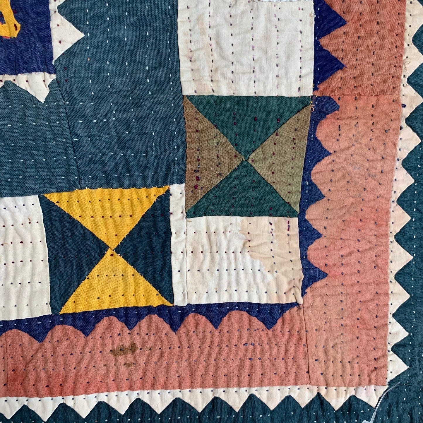 Vintage patchwork square